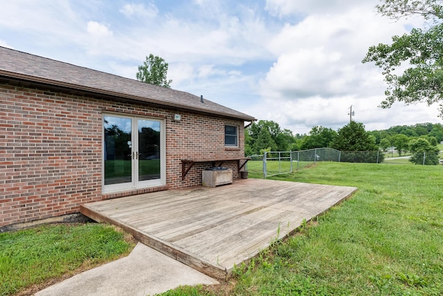 1041 Kidwell Rd, Demossville, KY 41033 - view of wooden deck