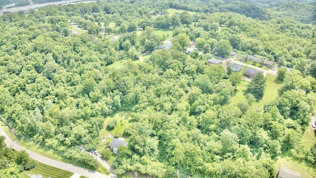 5370 Skyline Dr, Highland Heights, KY 41076 - bird's eye view of a heavily wooded area