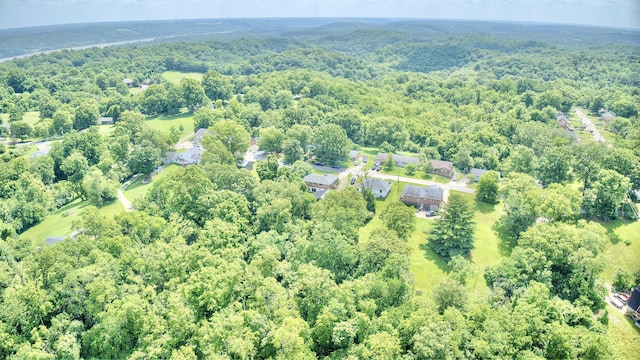 5370 Skyline Dr, Highland Heights, KY 41076 - aerial overview of property's location featuring a forest