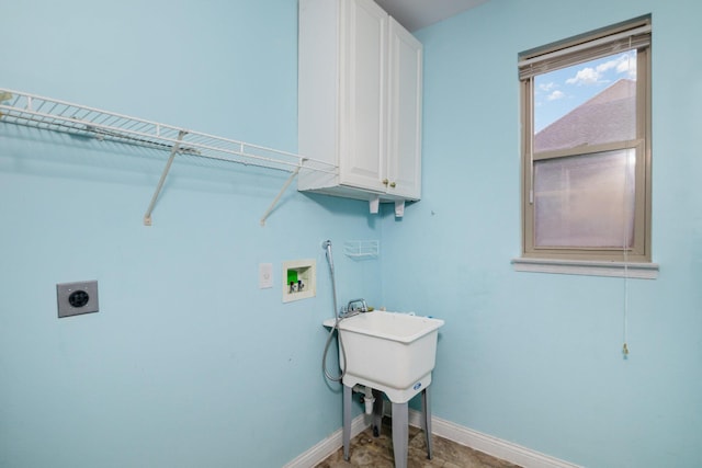 1464 Shirepeak Way, Independence, KY 41051 - laundry room featuring cabinet space, hookup for an electric dryer, and hookup for a washing machine