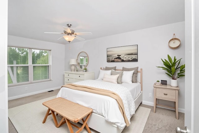 1464 Shirepeak Way, Independence, KY 41051 - bedroom featuring light colored carpet and a ceiling fan