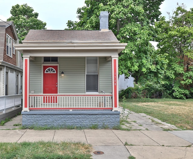 1508 Holman Ave, Covington, KY 41011 - view of front of property featuring covered porch and a chimney