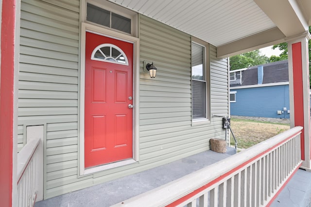 1508 Holman Ave, Covington, KY 41011 - doorway to property featuring a porch