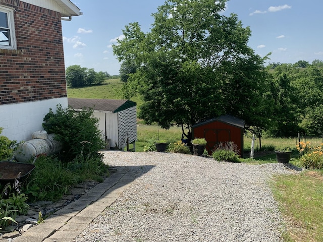 165 Davis Lake Rd, Owenton, KY 40359 - view of yard with a storage shed
