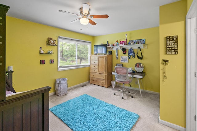 25 Regiment Ct, Wilder, KY 41076 - carpeted bedroom with baseboards and ceiling fan