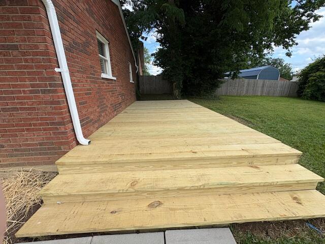1022 Capitol Ave, Elsmere, KY 41018 - deck featuring a fenced backyard