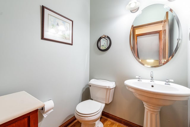 2316 Pinnacle Ct, Hebron, KY 41048 - bathroom featuring toilet and wood finished floors