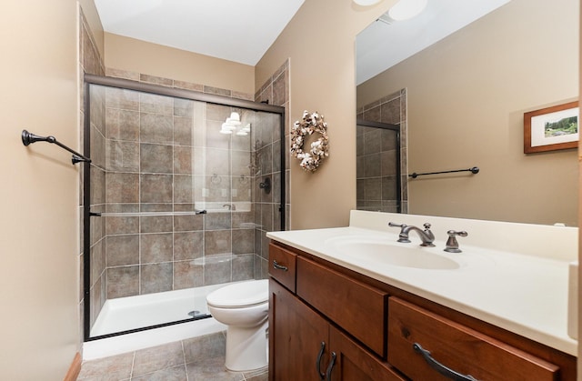 2316 Pinnacle Ct, Hebron, KY 41048 - full bathroom featuring vanity and a shower stall