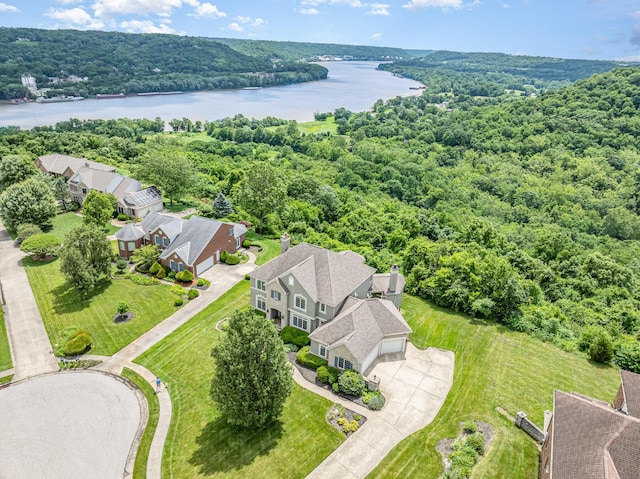 2316 Pinnacle Ct, Hebron, KY 41048 - drone / aerial view of a nearby body of water and a forest