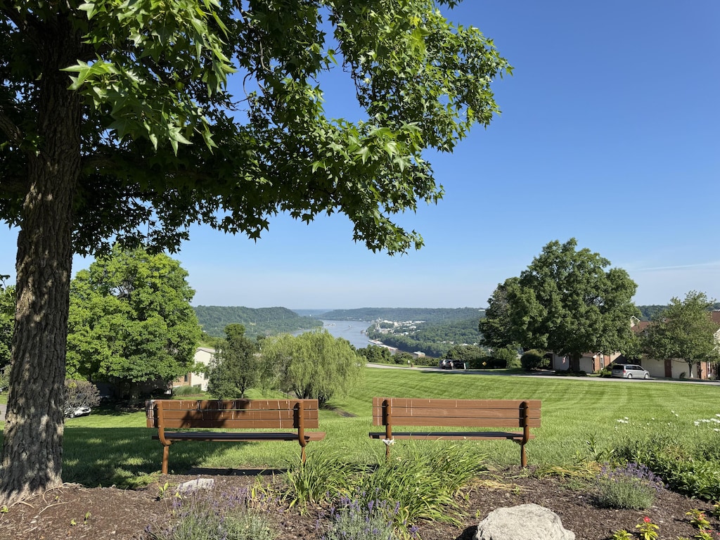 2829 Dry Ridge Ct, Villa Hills, KY 41017 - view of community with a yard and a water view