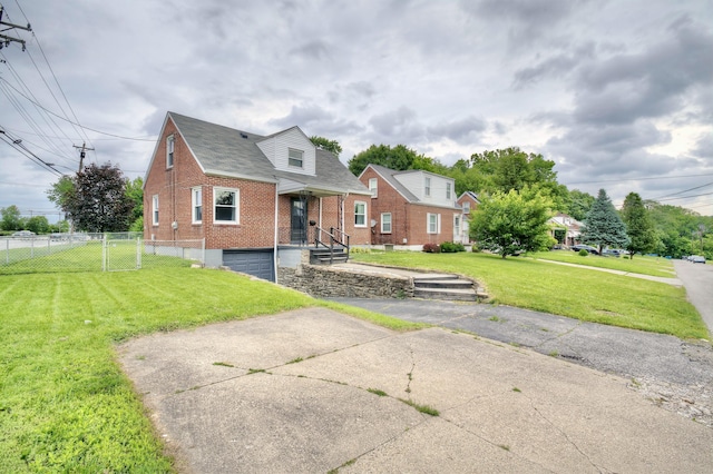 2 Doris Dr, Latonia, KY 41015 - view of front facade with brick siding, a garage, driveway, and roof with shingles