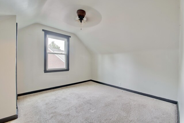 2 Doris Dr, Latonia, KY 41015 - additional living space with carpet, vaulted ceiling, and ceiling fan