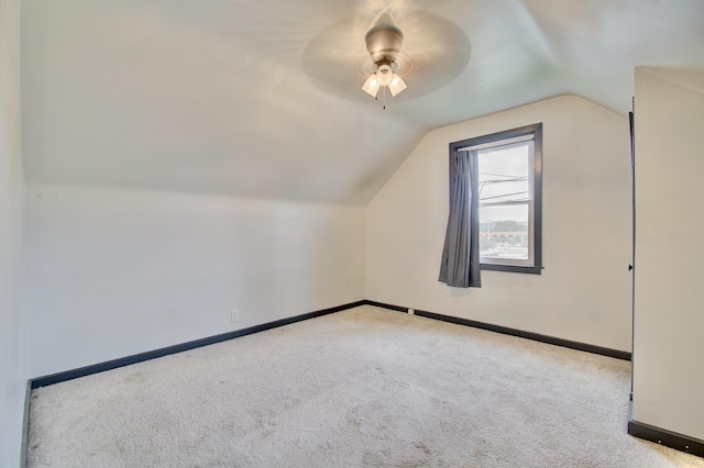 2 Doris Dr, Latonia, KY 41015 - bonus room with carpet, lofted ceiling, and ceiling fan