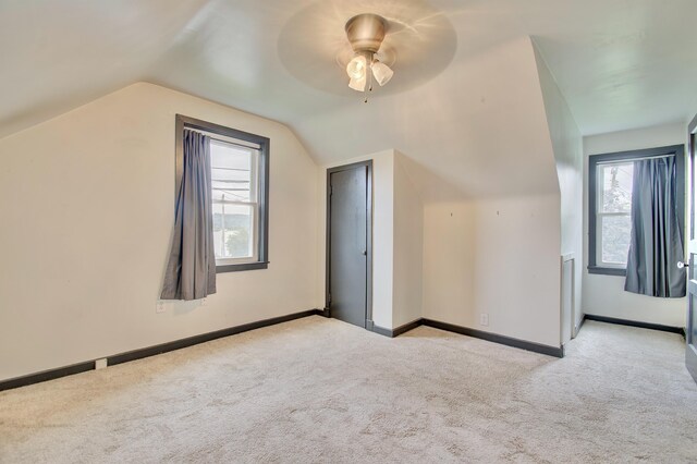 2 Doris Dr, Latonia, KY 41015 - additional living space featuring carpet floors, ceiling fan, and lofted ceiling