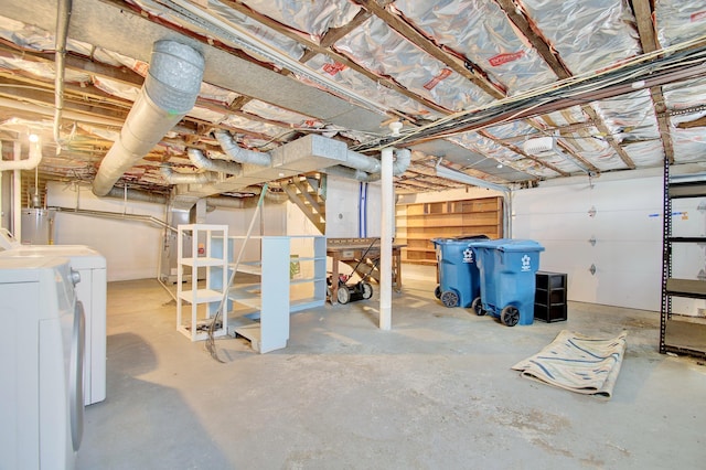 2 Doris Dr, Latonia, KY 41015 - unfinished below grade area with washer / dryer