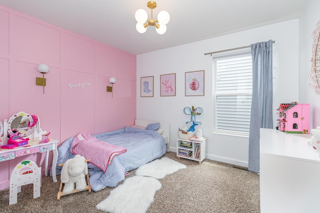 6638 Glencree Ln, Union, KY 41091 - carpeted bedroom with a chandelier