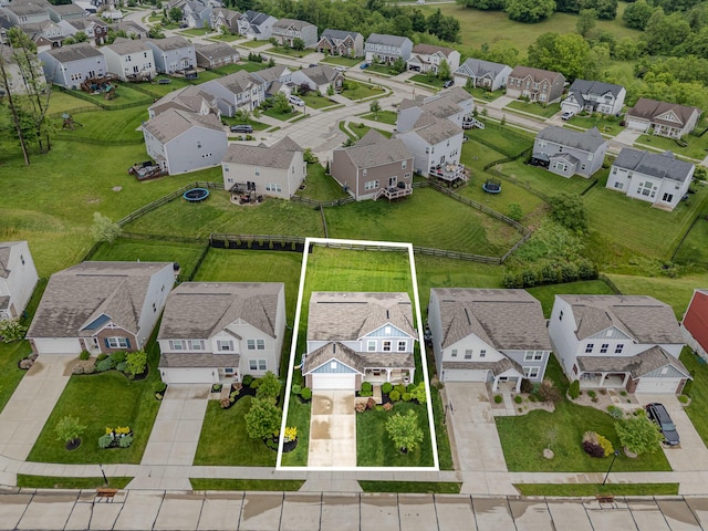 6638 Glencree Ln, Union, KY 41091 - aerial perspective of suburban area featuring property parcel outlined