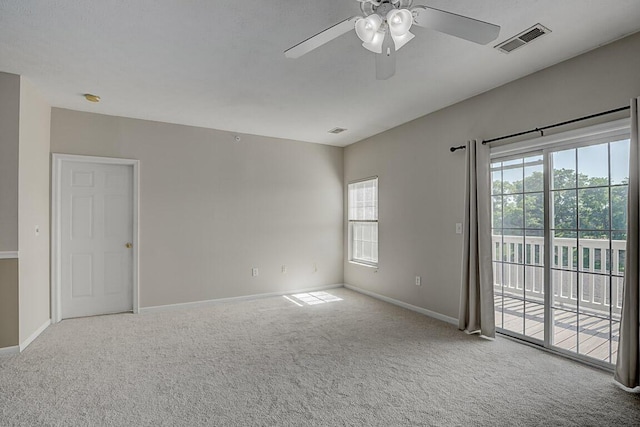150 Saddlebrook Ln Unit 535, Florence, KY 41042 - spare room featuring a ceiling fan and carpet