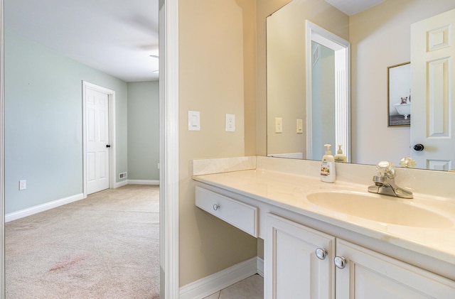 543 Karlenia Ct, Edgewood, KY 41017 - bathroom featuring vanity and baseboards