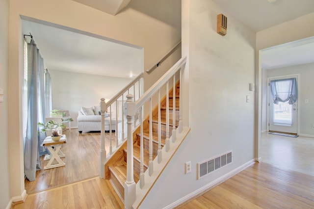 1025 Wakefield Ct, Hebron, KY 41048 - stairs featuring wood finished floors