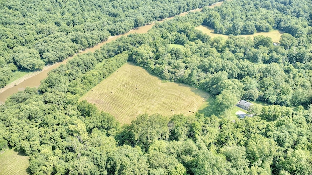 604 Rifle Range Rd, Alexandria, KY 41001 - aerial overview of property's location with a heavily wooded area