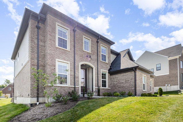3020 Toulouse Dr, Union, KY 41091 - view of front of home with brick siding and a front yard