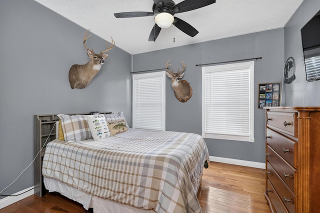 103 Mohawk Trl, Dry Ridge, KY 41035 - bedroom featuring wood-type flooring and ceiling fan