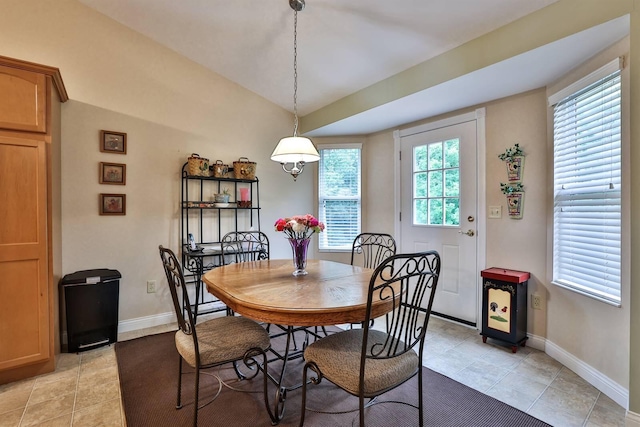6315 Baymiller Ln, Burlington, KY 41005 - dining area with light tile patterned flooring and baseboards
