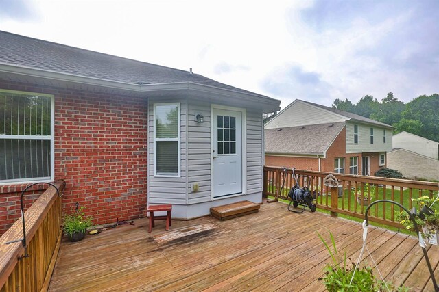 6315 Baymiller Ln, Burlington, KY 41005 - view of wooden deck