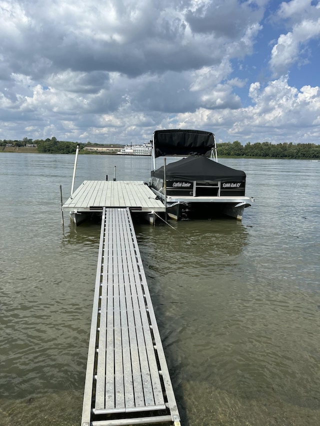9500 Lower River Rd, Burlington, KY 41005 - dock area with a water view