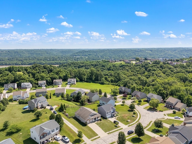 2373 Frontier Dr, Hebron, KY 41048 - aerial view of residential area featuring a heavily wooded area