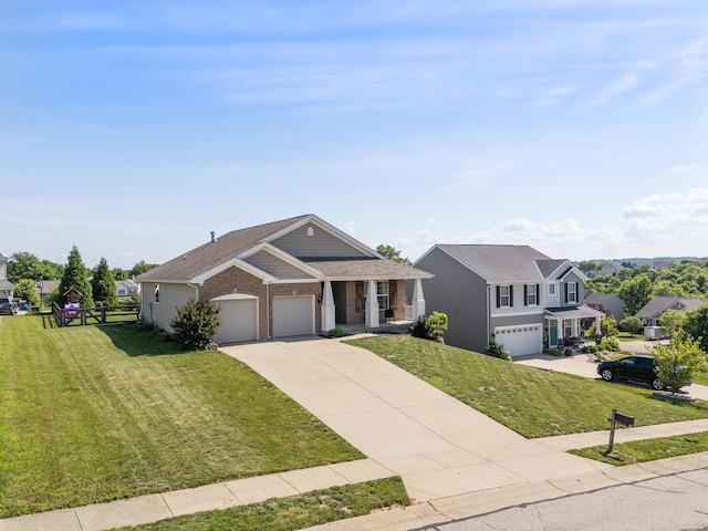 2373 Frontier Dr, Hebron, KY 41048 - view of front of house featuring concrete driveway, brick siding, and an attached garage