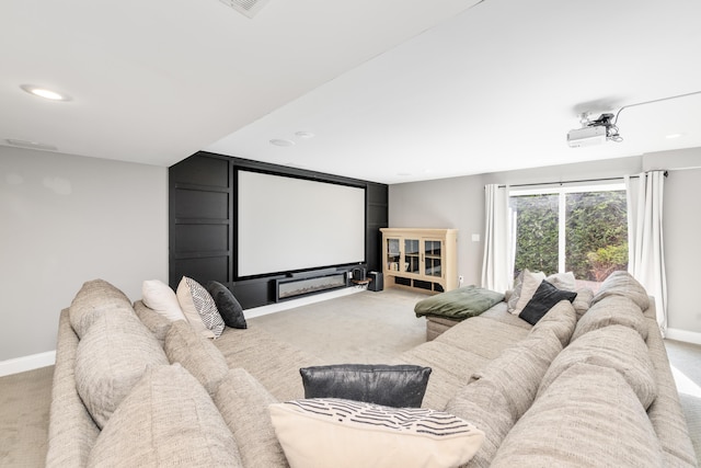 2373 Frontier Dr, Hebron, KY 41048 - carpeted cinema featuring baseboards and recessed lighting