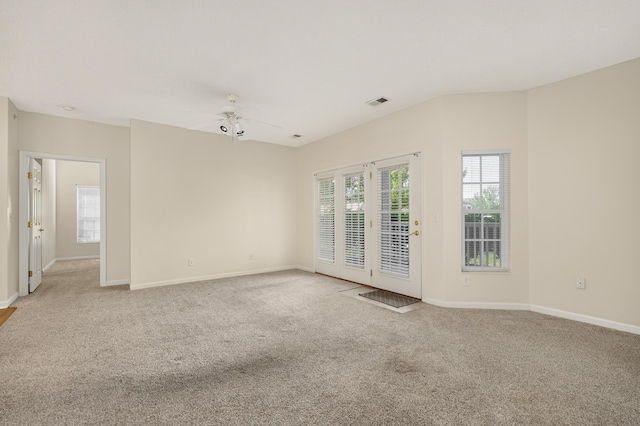 523 Ivy Ridge Dr, Cold Spring, KY 41076 - spare room with light carpet, plenty of natural light, and ceiling fan