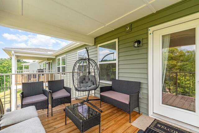 2517 Bella Rdg, Covington, KY 41017 - deck with an outdoor hangout area
