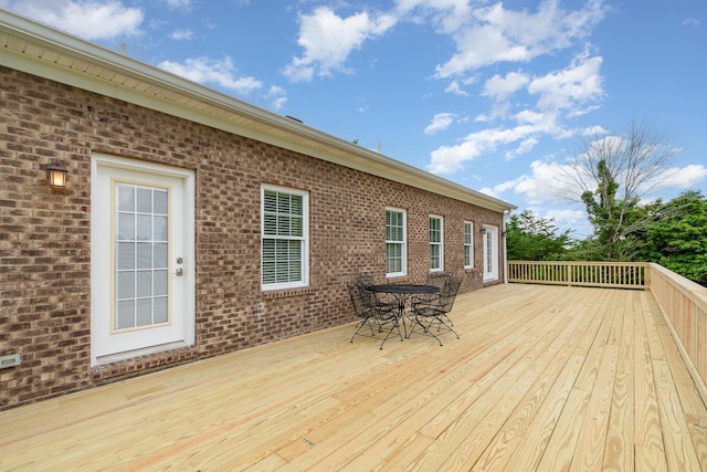 15344 Carlisle Rd, Crittenden, KY 41030 - wooden deck featuring outdoor dining space