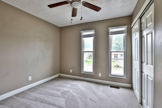 2709 Wesley Dr, Villa Hills, KY 41017 - carpeted spare room with a textured ceiling and a ceiling fan
