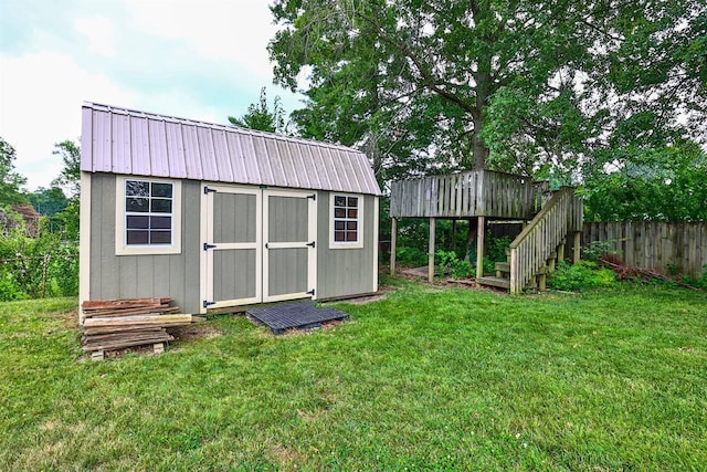 2709 Wesley Dr, Villa Hills, KY 41017 - view of shed with stairs