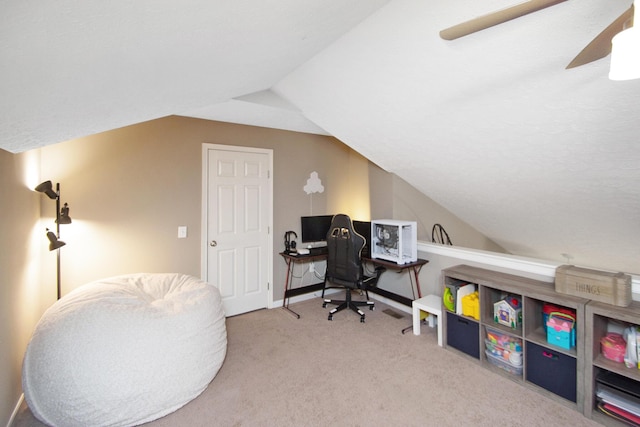 22 Carriage House Dr, Fort Thomas, KY 41075 - carpeted office space featuring lofted ceiling