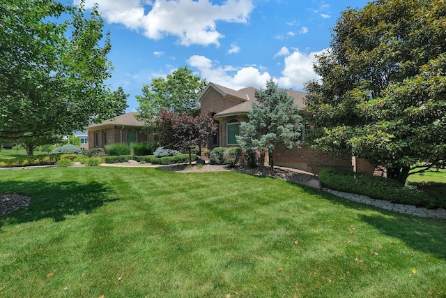 1025 Hyperion Ct, Union, KY 41091 - obstructed view of property with brick siding and a front lawn