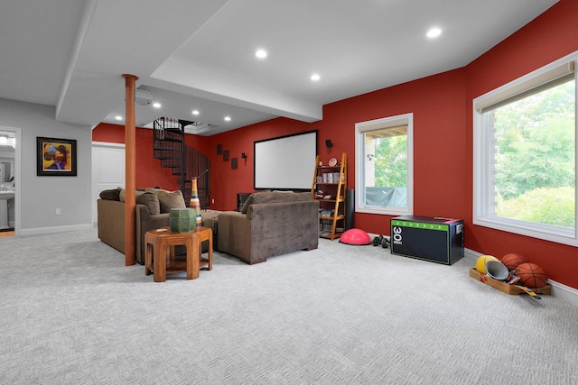 1025 Hyperion Ct, Union, KY 41091 - cinema featuring carpet floors and recessed lighting