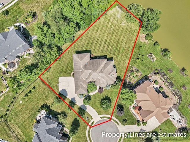 1025 Hyperion Ct, Union, KY 41091 - aerial view of property's location featuring property parcel outlined