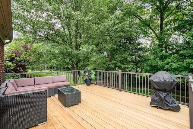 10234 Hempsteade Dr, Union, KY 41091 - wooden terrace with an outdoor hangout area and view of scattered trees