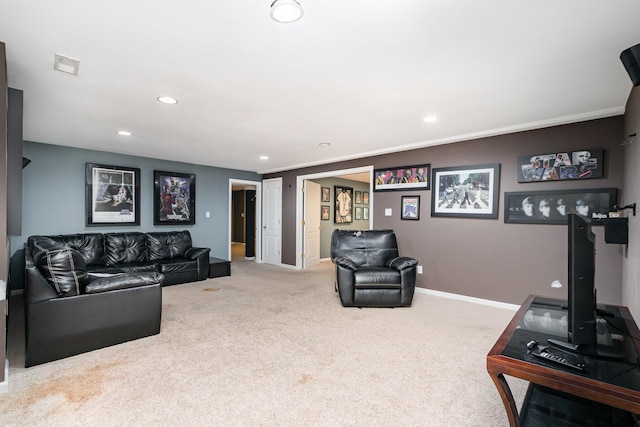 10234 Hempsteade Dr, Union, KY 41091 - living room featuring recessed lighting and carpet flooring
