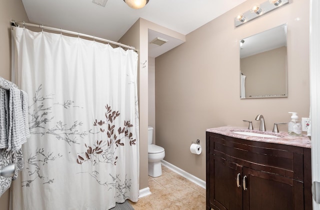 10234 Hempsteade Dr, Union, KY 41091 - bathroom featuring vanity, tile patterned flooring, and a shower with curtain
