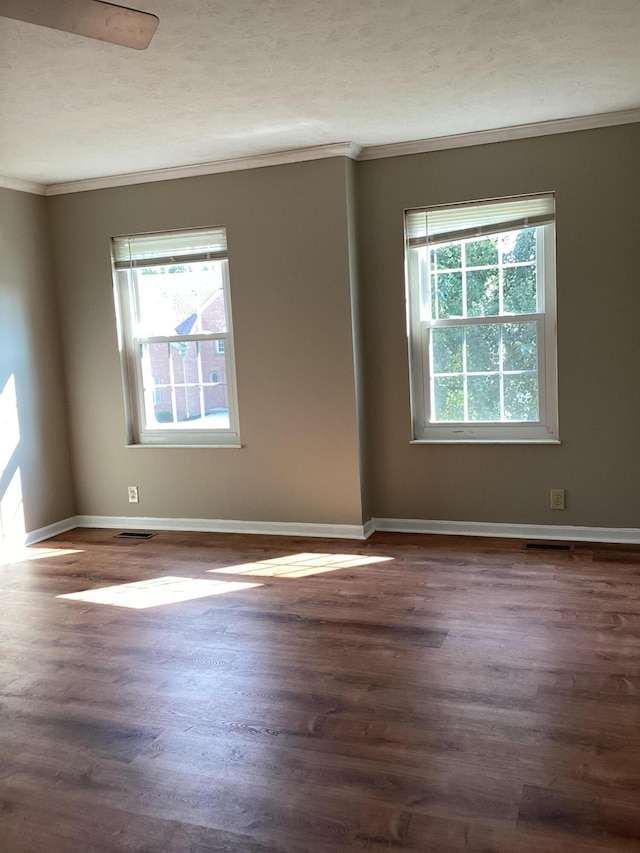 1033 Macintosh Ln, Florence, KY 41042 - empty room featuring ornamental molding and dark wood-style floors