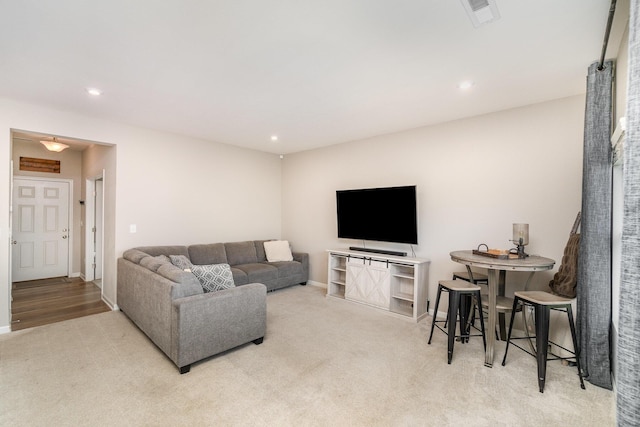 9612 Sweetwater Ln, Alexandria, KY 41001 - living area featuring carpet flooring and recessed lighting
