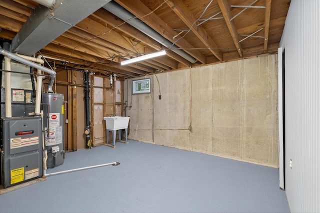 139 Berkley Dr, Florence, KY 41042 - below grade area with gas water heater and heating unit