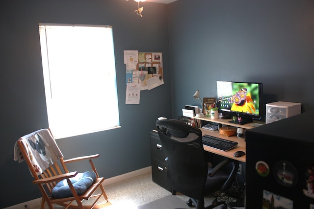6065 Tosha Dr, Burlington, KY 41005 - home office with carpet and baseboards