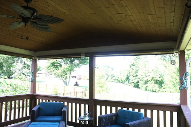 6065 Tosha Dr, Burlington, KY 41005 - deck with a ceiling fan